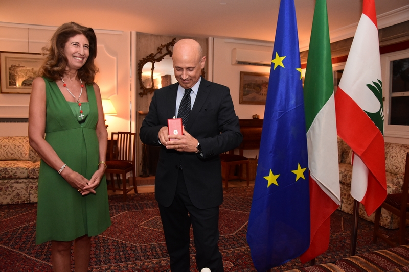 Order of the Star of Italy to Mrs. Marie Semaan